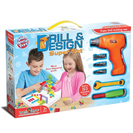 Drill + Design Super Set, 193 Pieces